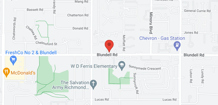 map of 4 7091 BLUNDELL ROAD